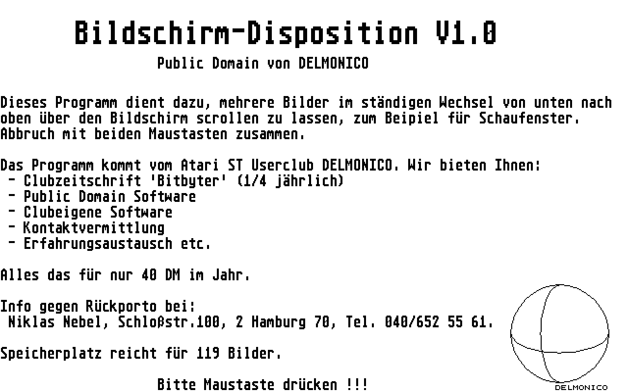 Bildschirm-Disposition — screenshot 1